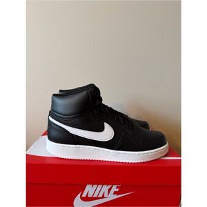 Nike Ebernon Mid Black White AQ1773-002 Men’s Size 12